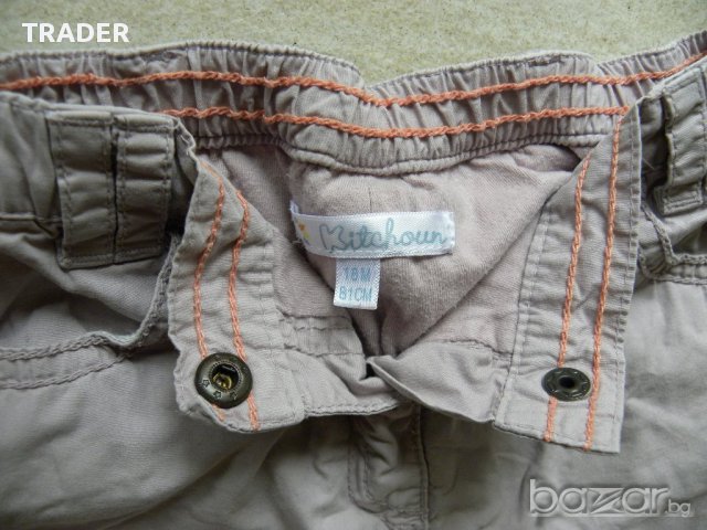 Детски панталони, подплатени, Kitchoun, 18м, 81см , снимка 4 - Панталони и долнища за бебе - 12373588