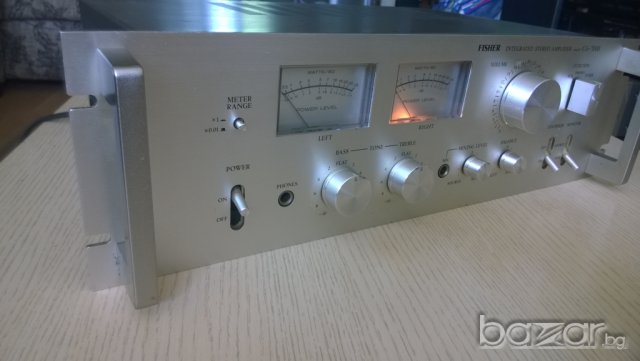 fisher ca-7000-stereo amplifier-made in japan-с чистачки нов внос швеицария, снимка 6 - Ресийвъри, усилватели, смесителни пултове - 7828973
