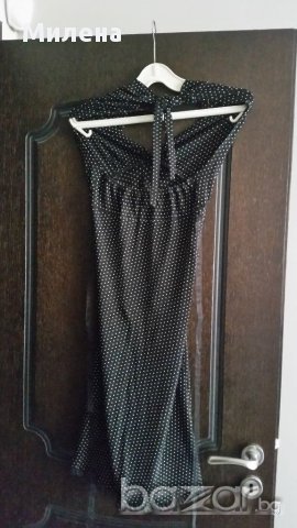 Елегантна рокля на точки - S/M, снимка 5 - Рокли - 17464701