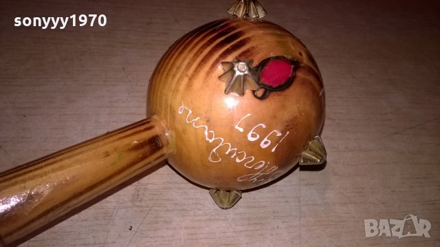 дървен боздуган-33х9см, снимка 11 - Колекции - 24861432