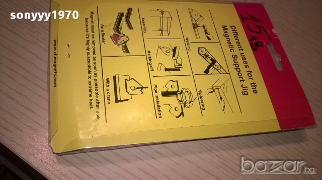Нов магнитен ъгъл за заваряване до 22кг, снимка 9 - Други инструменти - 14920255