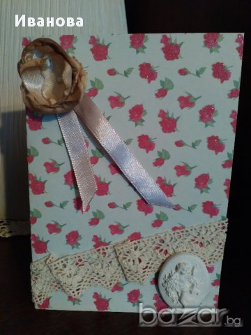 Ръчно изработена картичка "Чувства", снимка 2 - Други спортове - 17088579