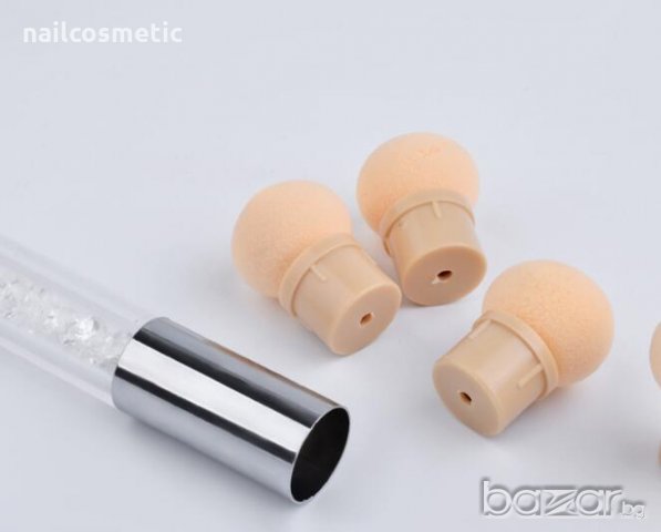 Аеропуф/Двустранна професионална четка за декорации и омбре ефекти, снимка 8 - Декоративна козметика - 21185153