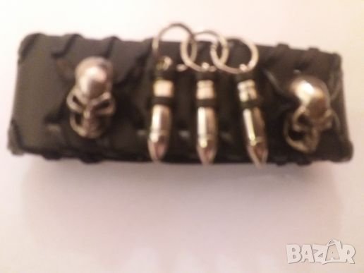 Рокерска гривна , снимка 2 - Гривни - 21563328