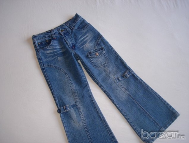 Страхотни дънки за момиче,122 см. , снимка 3 - Детски панталони и дънки - 16390959