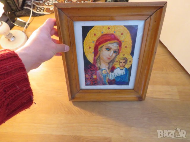 Православна икона Света Богородица с Младенеца, Дева Мария за здраве и благополучие 