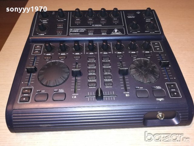 behriner bcd2000 b-control deejay-usb midi dj controller from uk, снимка 1 - Ресийвъри, усилватели, смесителни пултове - 20284389