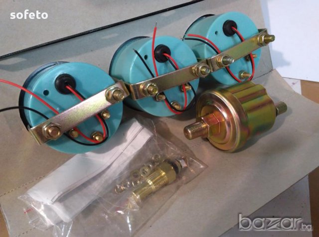 Измервателни уреди тип VDO тунинг уреди бустметър волтметър налягане манометри, снимка 13 - Аксесоари и консумативи - 17082146