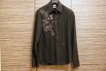 Sixty (Energie) мъжка риза с апликации от метал. Размер М. Цвят черен. Уникат! G-Star Replay Boss, снимка 2