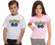 НОВО!!! Детски тениски POKEMON GO / ПОКЕМОН! Поръчай тениска С Твоя идея!