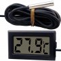 LCD Термометър за вграждане в автомобил -50 ~ + 110 ° C, снимка 1 - Аксесоари и консумативи - 23502890
