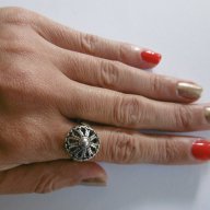Старинен сребърен пръстен  , снимка 5 - Пръстени - 15868106