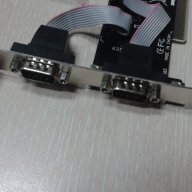 Ком порт Com port PCI карта, снимка 3 - Мрежови адаптери - 11132899