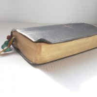Стара  Немска Библейска Книга с Позлатени Страници, снимка 9 - Антикварни и старинни предмети - 23412742