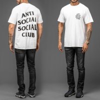  ХИТ! Мъжка тениска с ANTI SOCIAL CLUB принт! Бъди различен, поръчай с твоя идея! , снимка 2 - Тениски - 22235301