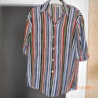 продавам дамска блуза-риза с къс ръкав-внос от Германия, снимка 1 - Блузи с дълъг ръкав и пуловери - 19125725