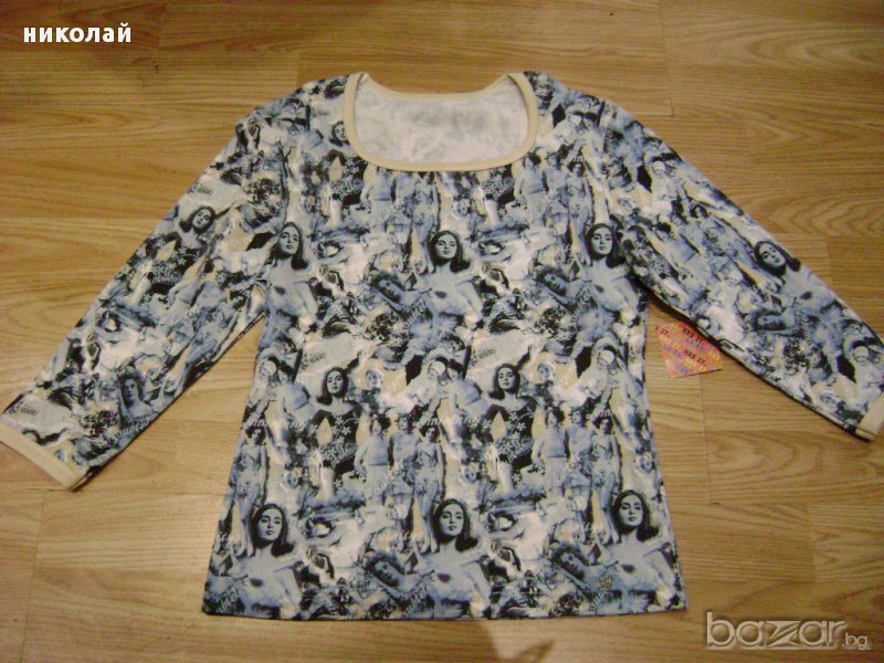 Key памучна блуза със 7/8 ръкав, снимка 1