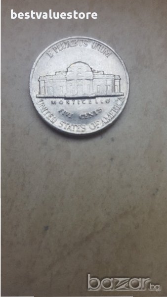 Монета 5 Американски Цента 1987г. / 1987 5 US Cents KM# 192 Schön# 196, снимка 1