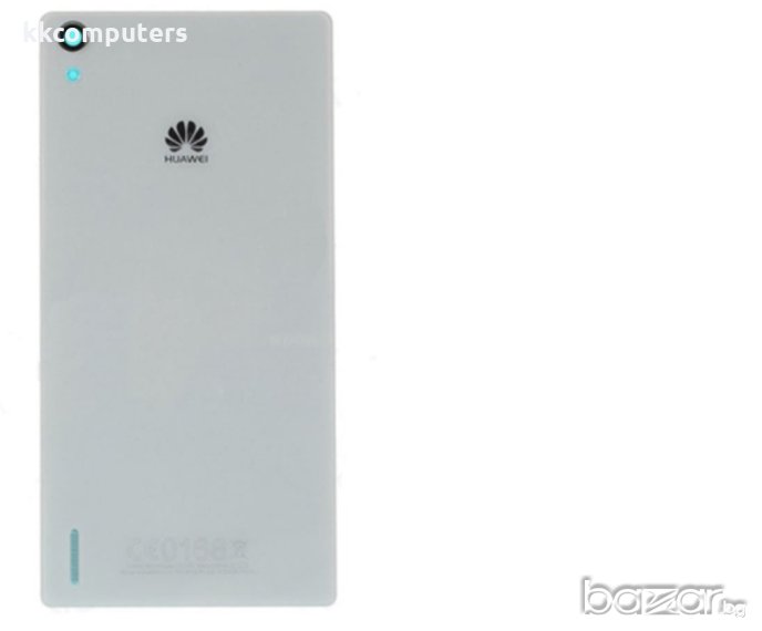 GSM Spare part Huawei Ascend P7 Back cover White, снимка 1