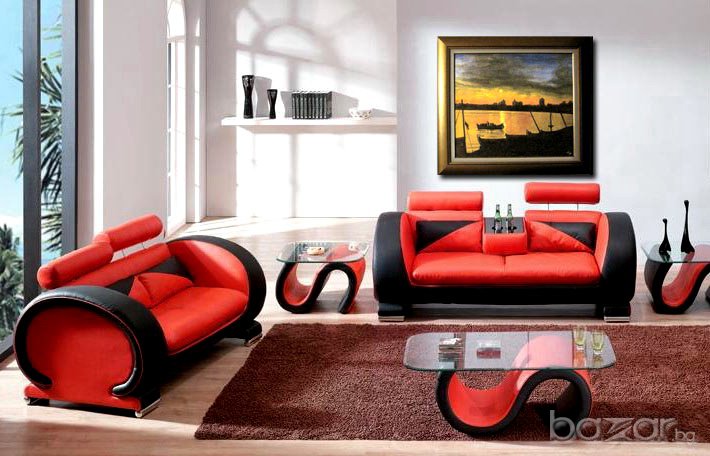 "Слънчев бряг - залез", маслена картина, Стен Леон, 1998 г. , снимка 1