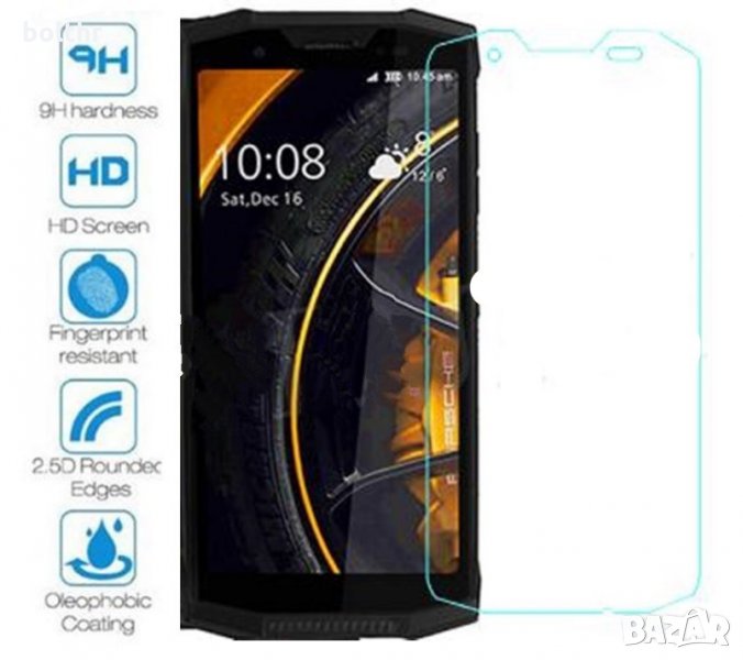 СТЪКЛЕН SCREEN ПРОТЕКТОР-TEMPERED GLASS ЗА DOOGEE S80, снимка 1