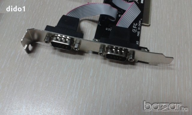 Ком порт Com port PCI карта, снимка 3 - Мрежови адаптери - 11132899