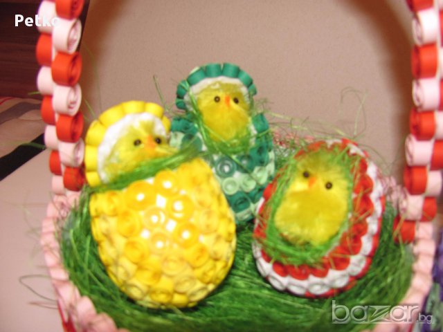 квилинг яйца, снимка 6 - Декорация за дома - 14221626