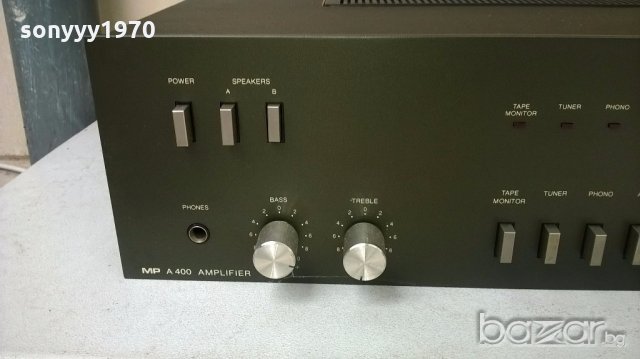 mp a 400 hi-fi-stereo amplifier-140watt-внос швеицария, снимка 6 - Ресийвъри, усилватели, смесителни пултове - 18215841