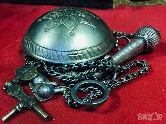 Джобен часовник от големият майстор часовникар през 17-ти век  James Markwick, снимка 10 - Антикварни и старинни предмети - 25398501