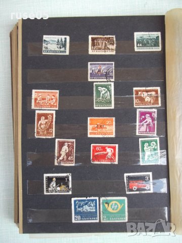 Класьор стар с пощенски марки, снимка 17 - Филателия - 25995319