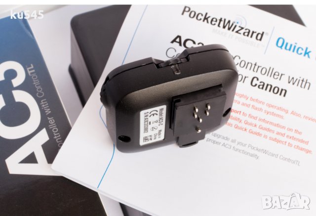 Pocket Wizard AC3 за Canon - за синхронизатор Pocketwizard Канон, снимка 14 - Светкавици, студийно осветление - 23437399