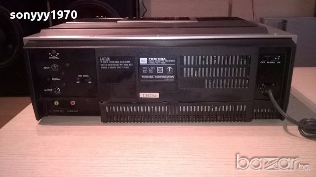 Toshiba v-8659 made in japan-ретро/колекция-внос швеицария, снимка 8 - Ресийвъри, усилватели, смесителни пултове - 16158896