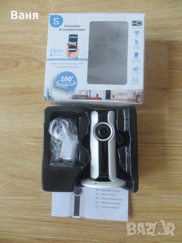 IP WIFI panoramic camera / IP панорамна камера, тип рибено око 180 градуса ъгъл на виждане, снимка 4 - IP камери - 25464398