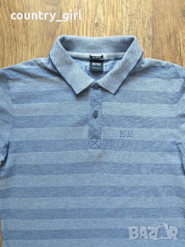 Hugo Boss Navy Firenze Polo Shirt  - страхотна мъжка тениска, снимка 4 - Тениски - 24894561