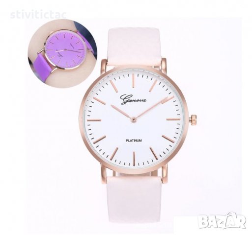 Часовник Geneva Термохромни-Лилав, снимка 3 - Дамски - 22844873