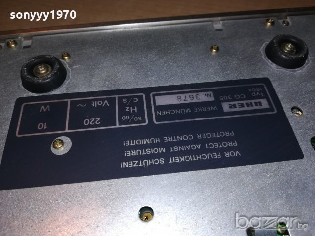 uher cg305 deck-made in japan-23.5х25х7см-внос швеицария, снимка 18 - Декове - 20651803