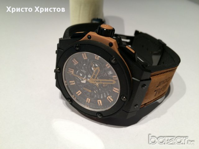 УНИКАЛЕН ЧАСОВНИК HUBLOT BIG BANG KING BAL HARBOUR клас АААА реплика, снимка 3 - Мъжки - 9167101