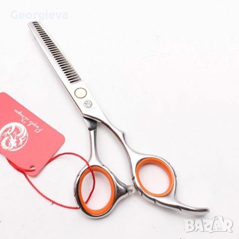 Комплект професионални фризьорски ножици 5'5 и 6 инча, снимка 3 - Фризьорски принадлежности - 12729689