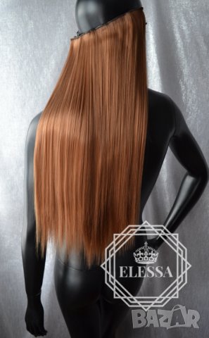 С6 HAIR EXTENSIONS ELESSA - Натурални Екстеншъни Комплект от 200 грама Коса, снимка 8 - Аксесоари за коса - 24348670