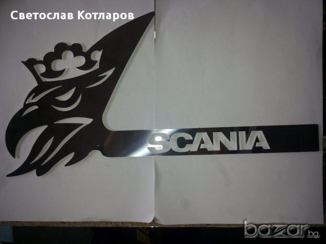 декорация никел дръжки скания 