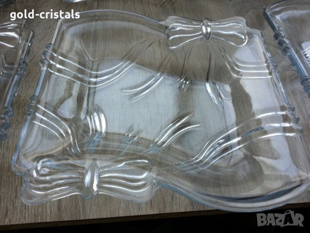 стъклени чинии , снимка 4 - Сервизи - 22330698