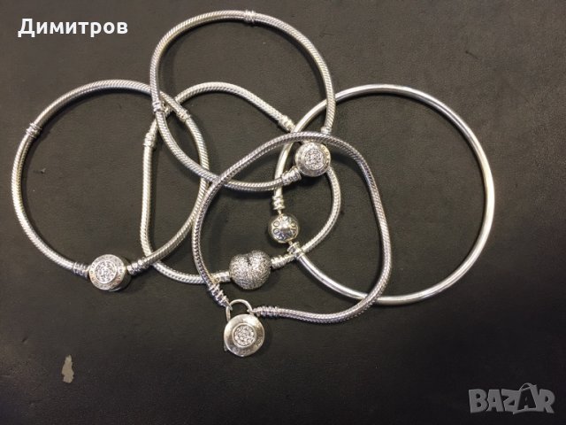 Сребърни гривни PANDORA и чармове .New collections2020, снимка 9 - Гривни - 19956585