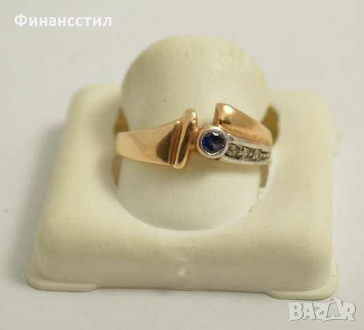 златен пръстен 43540-10, снимка 1 - Пръстени - 23650515