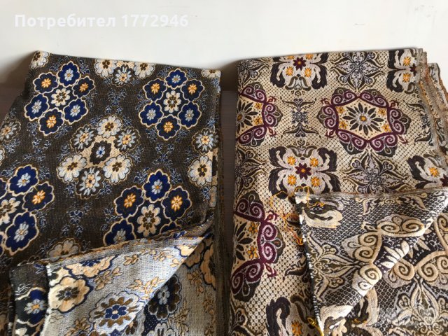 Нов жакардов плат 100% памук+вълна за дамаска, постилка, снимка 1