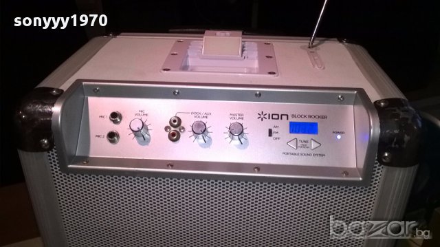 Ion block rocker am/fm/aux/mic1/mic2/acumulator batery-внос англия, снимка 6 - Ресийвъри, усилватели, смесителни пултове - 13161528