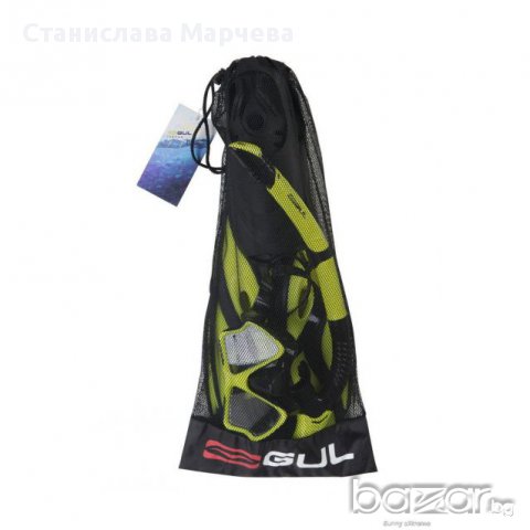 Комплект маска, шнорхел и плавници GUL Adult Taron, снимка 3 - Водни спортове - 14635934
