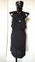 Черна рокля трико и дантела М, снимка 1 - Рокли - 24708816