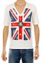 DSQUARED D2 GREAT BRITAIN PRINT Мъжка Тениска size 46 (S), снимка 1 - Тениски - 6479725