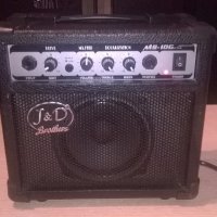 j&d brothers ms10g guitar amplifier-внос швеицария, снимка 3 - Ресийвъри, усилватели, смесителни пултове - 19126512