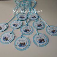медальони за детски рожден ден с  героите от Леденото кралство, снимка 1 - Други - 13345500